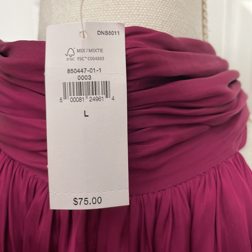 Banana Republic Women’s Blouse Top Fuschia Sleeveless Sz Large NWT - Picture 7 of 9